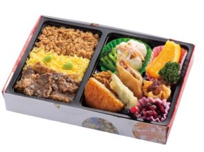 肉めし三色弁当